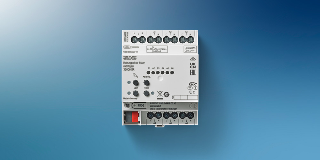 KNX Heizungsaktor 6-fach bei Elektro Deliano in Lichtenhaag