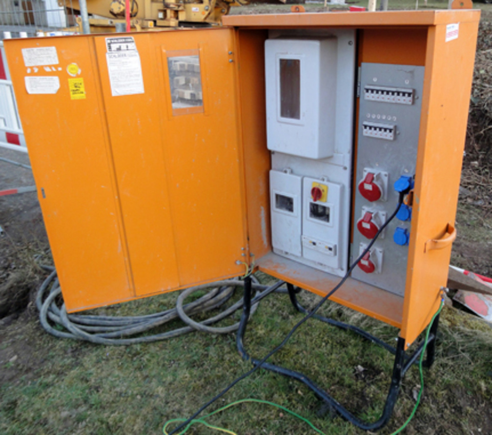 Baustromkasten bei Elektro Deliano in Lichtenhaag