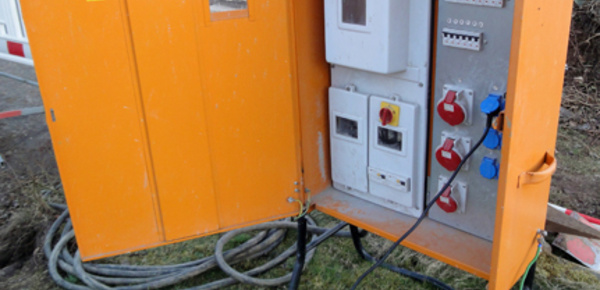 Baustrom bei Elektro Deliano in Lichtenhaag