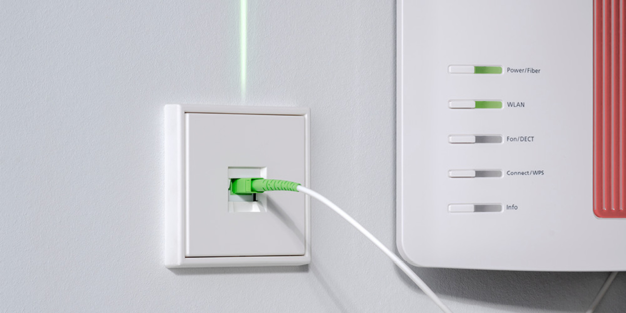 Die neuen Glasfaser-Anschlussdosen bei Elektro Deliano in Lichtenhaag