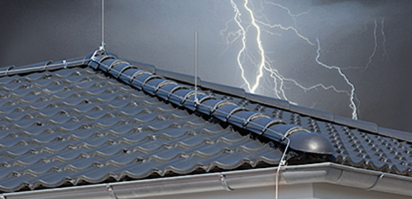 Äußerer Blitzschutz bei Elektro Deliano in Lichtenhaag
