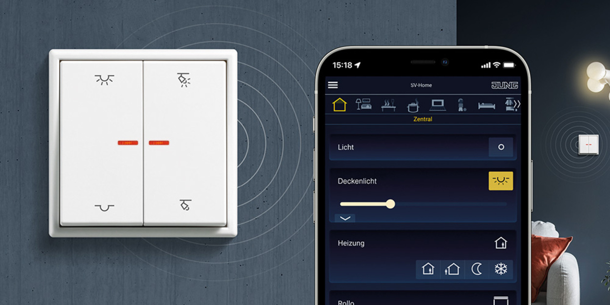 KNX RF Taster bei Elektro Deliano in Lichtenhaag