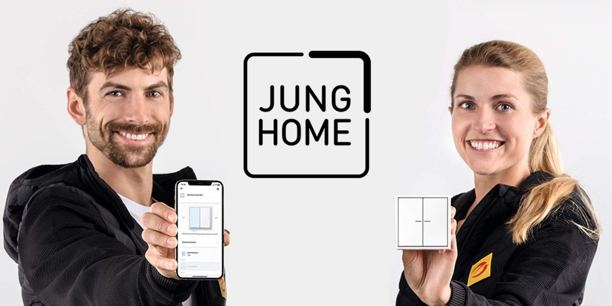 JUNG HOME bei Elektro Deliano in Lichtenhaag